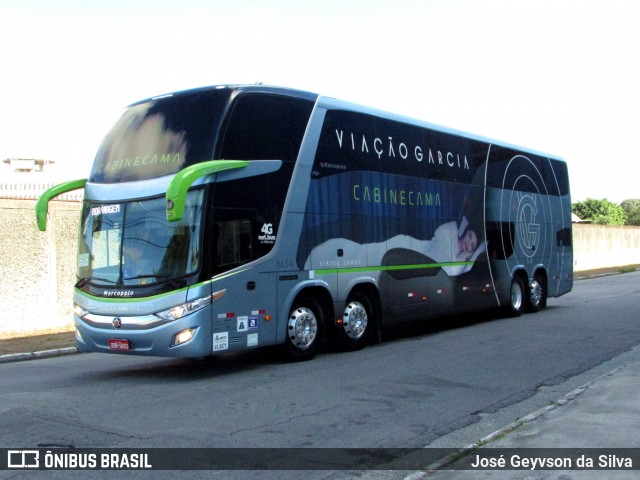 Viação Garcia 8654 na cidade de São Paulo, São Paulo, Brasil, por José Geyvson da Silva. Número da foto: #8692110.