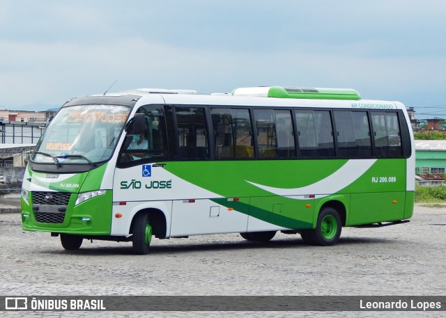 Viação São José RJ 200.089 na cidade de Nova Iguaçu, Rio de Janeiro, Brasil, por Leonardo Lopes. ID da foto: 8689877.