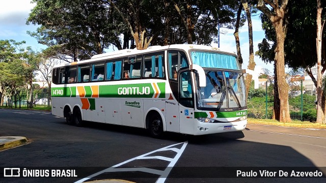 Empresa Gontijo de Transportes 14740 na cidade de Franca, São Paulo, Brasil, por Paulo Vitor De Azevedo. Número da foto: #8690414.