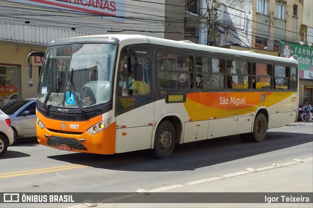 Transportes Urbanos São Miguel de Ilhéus 1507 na cidade de Ilhéus, Bahia, Brasil, por Igor Teixeira. ID da foto: 8690029.