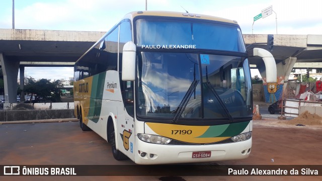 Empresa Gontijo de Transportes 17190 na cidade de Belo Horizonte, Minas Gerais, Brasil, por Paulo Alexandre da Silva. ID da foto: 8690374.