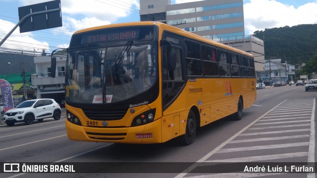Viação Praiana 2401 na cidade de Balneário Camboriú, Santa Catarina, Brasil, por André Luis L Furlan. Número da foto: #8692376.