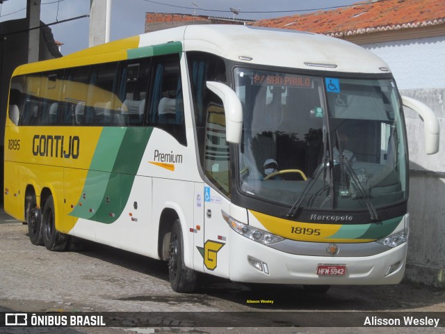 Empresa Gontijo de Transportes 18195 na cidade de Fortaleza, Ceará, Brasil, por Alisson Wesley. ID da foto: 8690549.