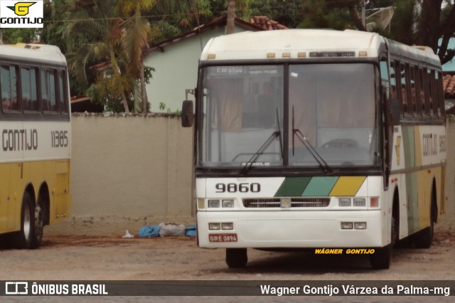 Empresa Gontijo de Transportes 9860 na cidade de Pirapora, Minas Gerais, Brasil, por Wagner Gontijo Várzea da Palma-mg. ID da foto: 8691113.