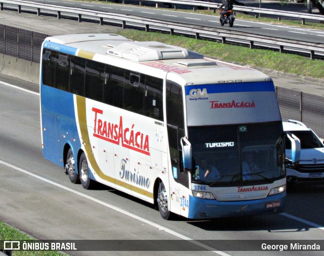 TransAcácia Turismo 3744 na cidade de São José dos Campos, São Paulo, Brasil, por George Miranda. Número da foto: #8692590.
