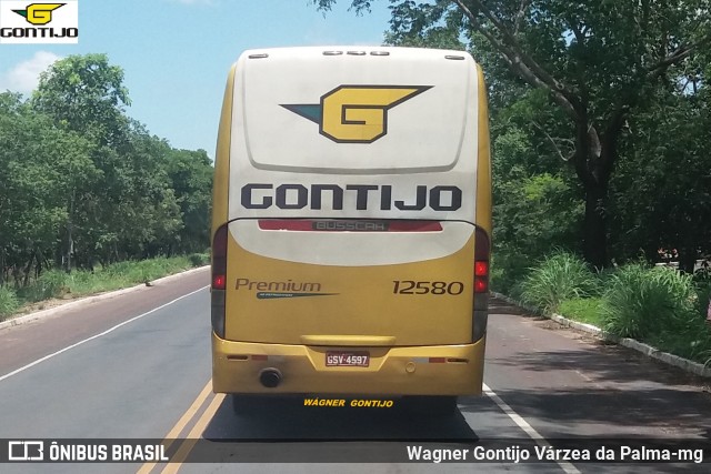 Empresa Gontijo de Transportes 12580 na cidade de Várzea da Palma, Minas Gerais, Brasil, por Wagner Gontijo Várzea da Palma-mg. ID da foto: 8691092.