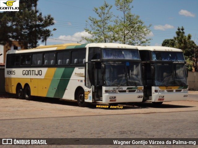 Empresa Gontijo de Transportes 11305 na cidade de Pirapora, Minas Gerais, Brasil, por Wagner Gontijo Várzea da Palma-mg. Número da foto: #8691084.