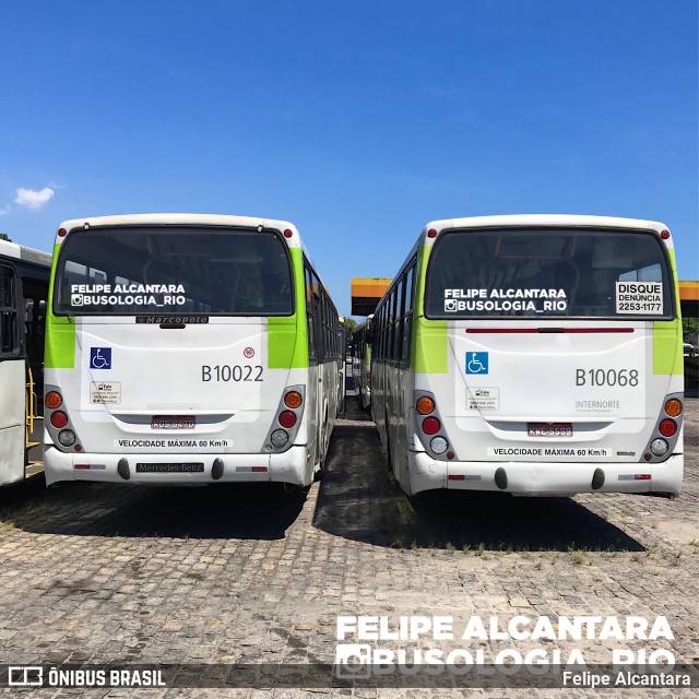 Transportes Paranapuan B10022 na cidade de Rio de Janeiro, Rio de Janeiro, Brasil, por Felipe Alcantara. ID da foto: 8690026.