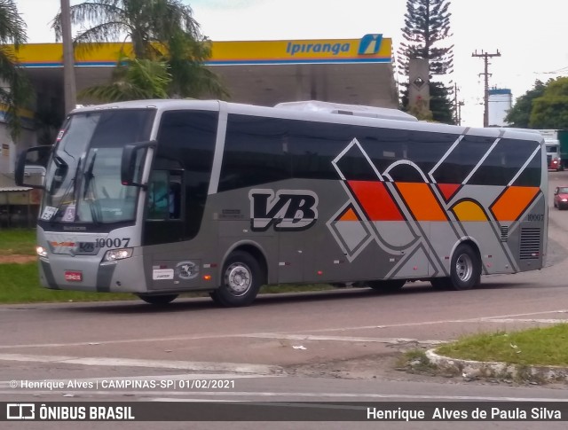 VB Transportes e Turismo 10007 na cidade de Campinas, São Paulo, Brasil, por Henrique Alves de Paula Silva. Número da foto: #8620544.