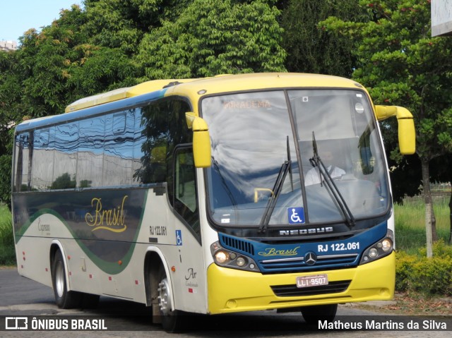 Brasil SA Transporte e Turismo RJ 122.061 na cidade de Campos dos Goytacazes, Rio de Janeiro, Brasil, por Matheus Martins da Silva. ID da foto: 8621917.