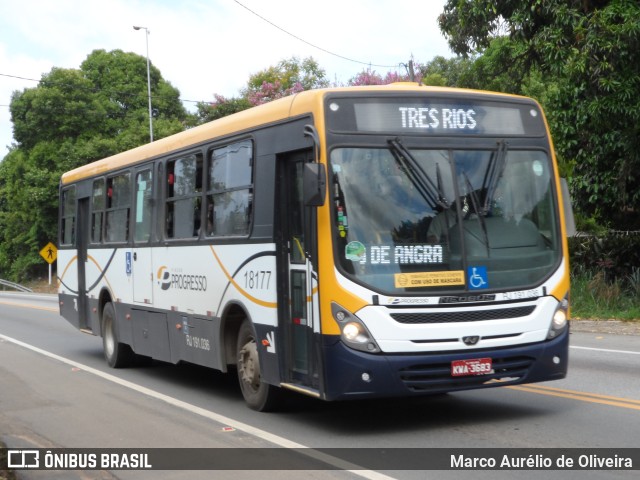 Viação Progresso RJ 191.036 na cidade de Paraíba do Sul, Rio de Janeiro, Brasil, por Marco Aurélio de Oliveira. ID da foto: 8621612.