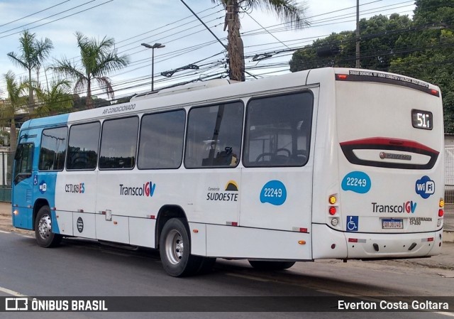 Nova Transporte 22249 na cidade de Cariacica, Espírito Santo, Brasil, por Everton Costa Goltara. Número da foto: #8619990.