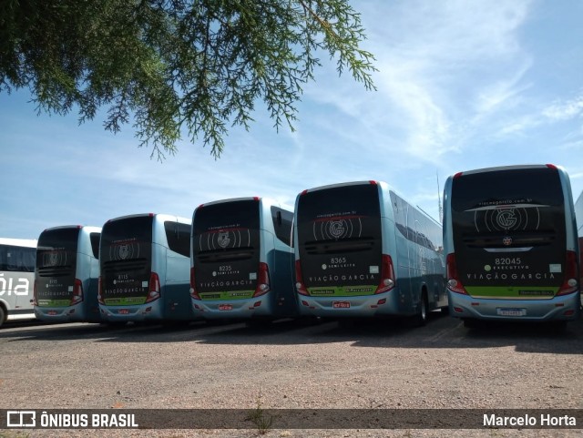 Viação Garcia 82045 na cidade de Campinas, São Paulo, Brasil, por Marcelo Horta. Número da foto: #8620273.