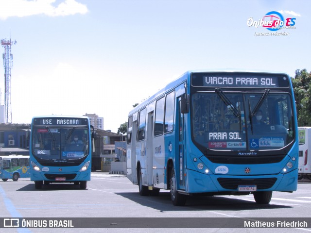 Viação Praia Sol 12226 na cidade de Vila Velha, Espírito Santo, Brasil, por Matheus Friedrich. Número da foto: #8621742.
