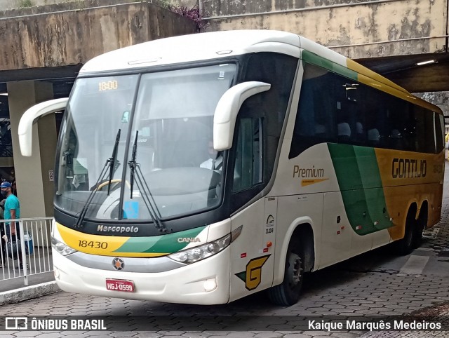 Empresa Gontijo de Transportes 18430 na cidade de Belo Horizonte, Minas Gerais, Brasil, por Kaique Marquês Medeiros . ID da foto: 8620168.