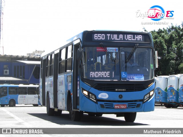Vereda Transporte Ltda. 13117 na cidade de Vila Velha, Espírito Santo, Brasil, por Matheus Friedrich. Número da foto: #8621733.