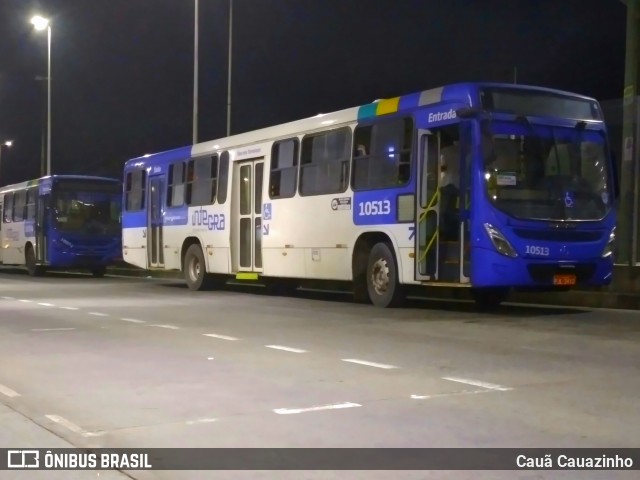 Concessionária Salvador Norte - CSN Transportes 10513 na cidade de Salvador, Bahia, Brasil, por Cauã Cauazinho. ID da foto: 8619468.