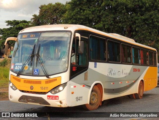 Rio Negro Fretamento e Turismo 18411 na cidade de Belo Horizonte, Minas Gerais, Brasil, por Adão Raimundo Marcelino. Número da foto: #8624199.