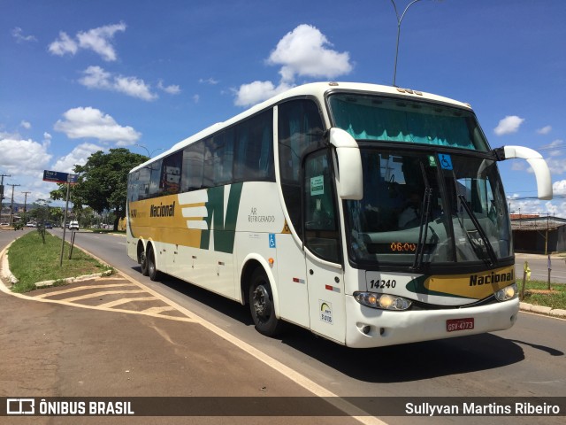 Viação Nacional 14240 na cidade de Anápolis, Goiás, Brasil, por Sullyvan Martins Ribeiro. Número da foto: #8623770.