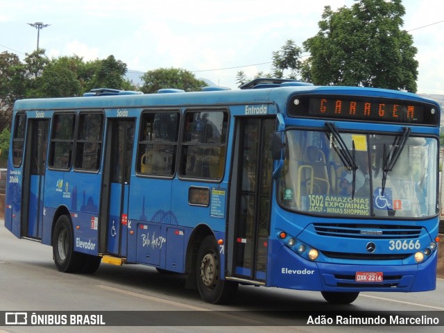 Viação Zurick 30666 na cidade de Belo Horizonte, Minas Gerais, Brasil, por Adão Raimundo Marcelino. Número da foto: #8624444.