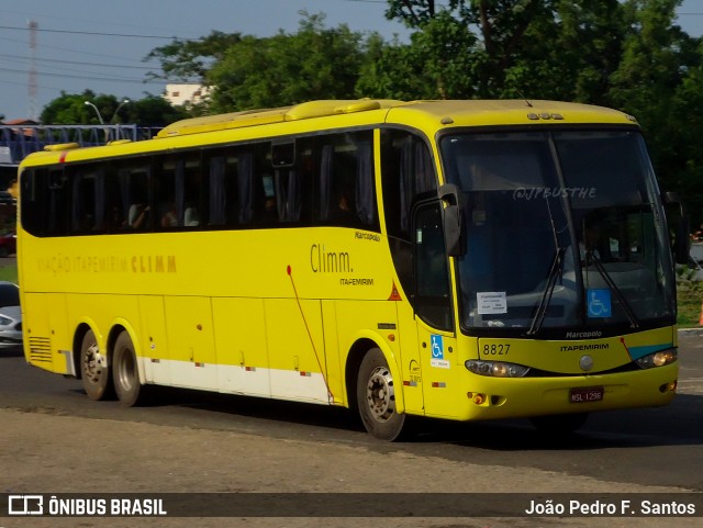 Viação Itapemirim 8827 na cidade de Teresina, Piauí, Brasil, por João Pedro F. Santos. Número da foto: #8623143.