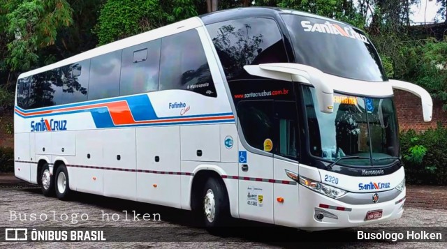 VUSC - Viação União Santa Cruz 2320 na cidade de Santa Maria, Rio Grande do Sul, Brasil, por Busologo Holken. Número da foto: #8624429.