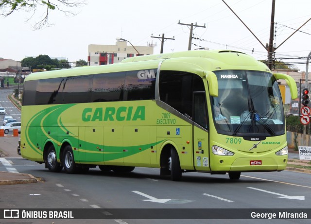 Viação Garcia 7809 na cidade de Londrina, Paraná, Brasil, por George Miranda. ID da foto: 8623699.