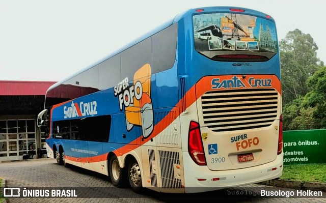 VUSC - Viação União Santa Cruz 3900 na cidade de Santa Maria, Rio Grande do Sul, Brasil, por Busologo Holken. Número da foto: #8624448.