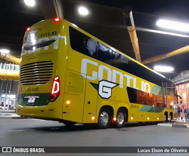 Empresa Gontijo de Transportes 25005 na cidade de São Paulo, São Paulo, Brasil, por Lucas Elson de Oliveira. Número da foto: #8622432.