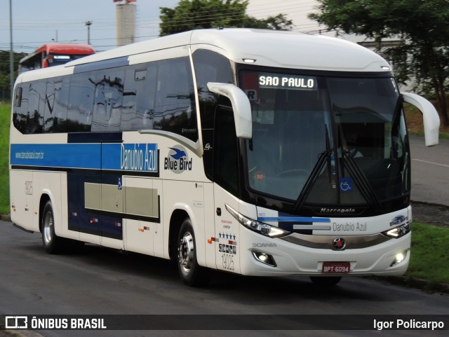 VIDA - Viação Danúbio Azul 19025 na cidade de Campinas, São Paulo, Brasil, por Igor Policarpo. Número da foto: #8623922.