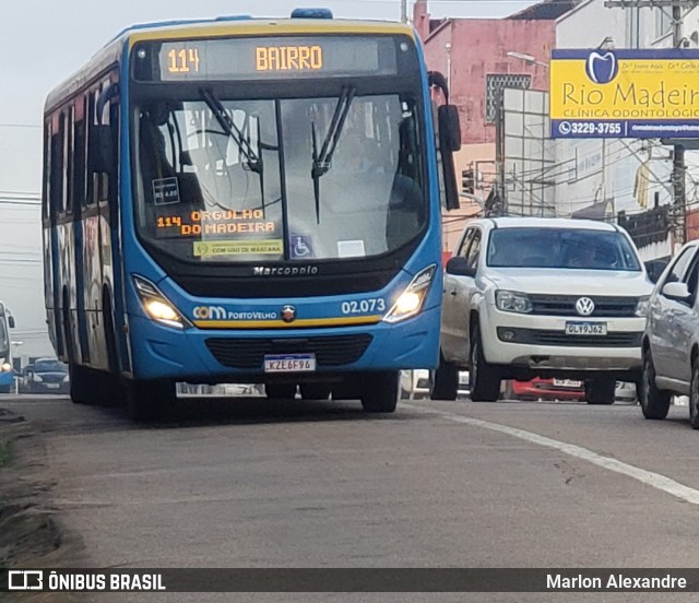 JTP Transportes - COM Porto Velho 02.073 na cidade de Porto Velho, Rondônia, Brasil, por Marlon Alexandre . Número da foto: #8622287.