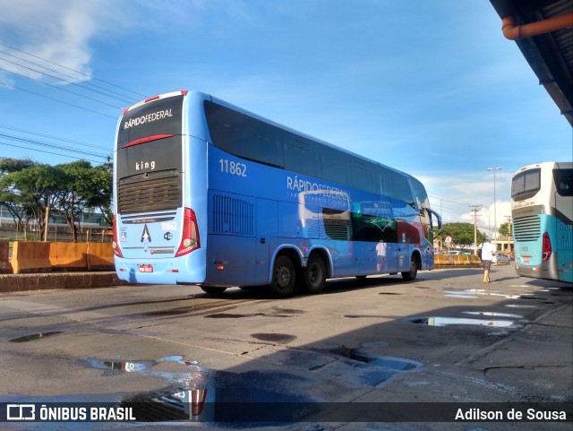 Rápido Federal 11862 na cidade de Taguatinga, Distrito Federal, Brasil, por Adilson de Sousa. Número da foto: #8622345.