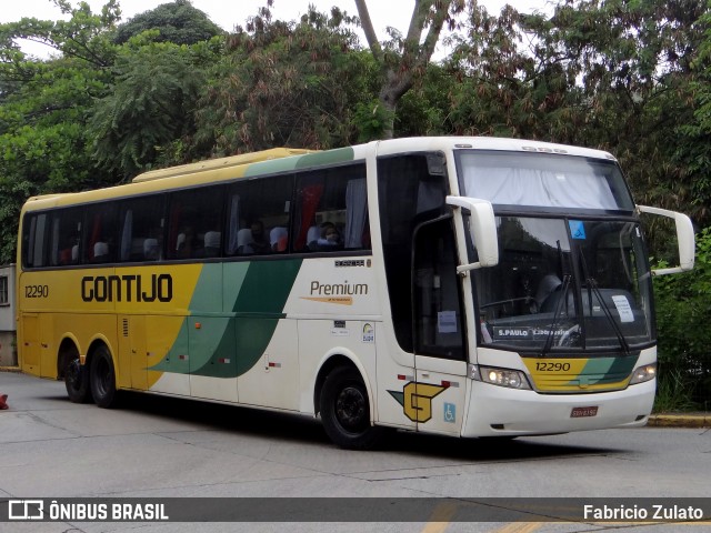 Empresa Gontijo de Transportes 12290 na cidade de São Paulo, São Paulo, Brasil, por Fabricio Zulato. ID da foto: 8623624.