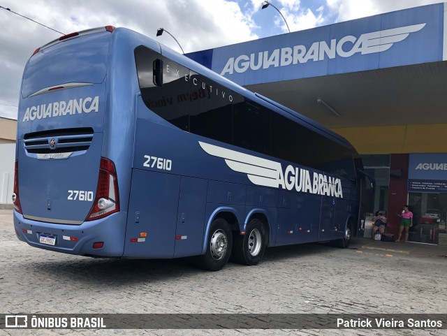 Viação Águia Branca 27610 na cidade de João Neiva, Espírito Santo, Brasil, por Patrick Vieira Santos. ID da foto: 8622175.