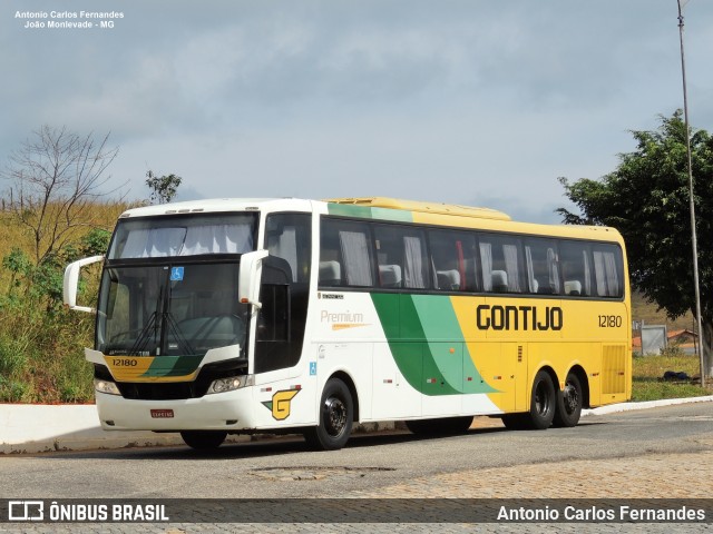 Empresa Gontijo de Transportes 12180 na cidade de João Monlevade, Minas Gerais, Brasil, por Antonio Carlos Fernandes. Número da foto: #8622167.