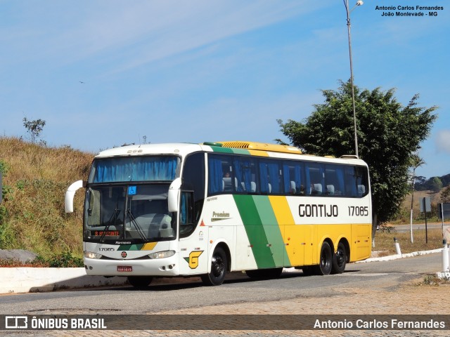 Empresa Gontijo de Transportes 17085 na cidade de João Monlevade, Minas Gerais, Brasil, por Antonio Carlos Fernandes. Número da foto: #8622212.