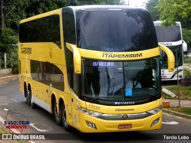 Viação Itapemirim 17033 na cidade de Salvador, Bahia, Brasil, por Tercio Lobo. Número da foto: #8622555.