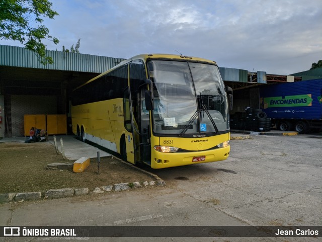 Viação Itapemirim 8831 na cidade de Salvador, Bahia, Brasil, por Jean Carlos. ID da foto: 8622481.