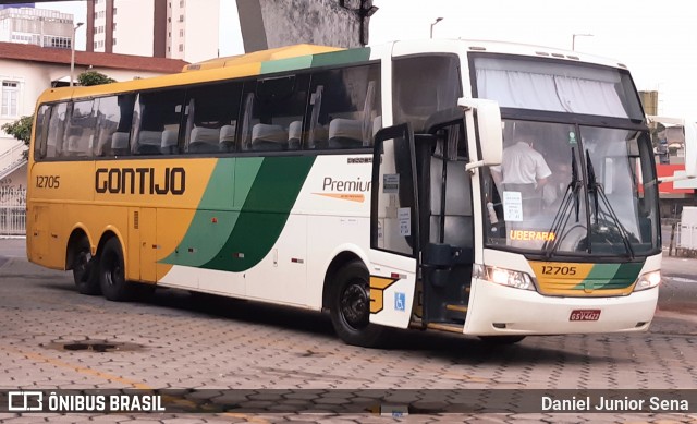 Empresa Gontijo de Transportes 12705 na cidade de Belo Horizonte, Minas Gerais, Brasil, por Daniel Junior Sena. ID da foto: 8625861.