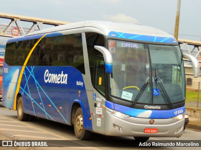 Viação Cometa 17232 na cidade de Belo Horizonte, Minas Gerais, Brasil, por Adão Raimundo Marcelino. Número da foto: #8627410.
