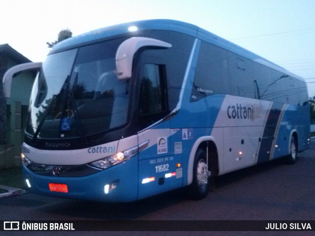 Cattani Sul Transportes e Turismo 11682 na cidade de Esteio, Rio Grande do Sul, Brasil, por JULIO SILVA. Número da foto: #8625019.