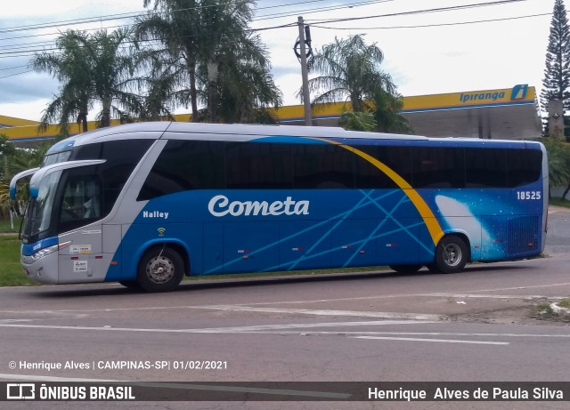 Viação Cometa 18525 na cidade de Campinas, São Paulo, Brasil, por Henrique Alves de Paula Silva. Número da foto: #8625244.