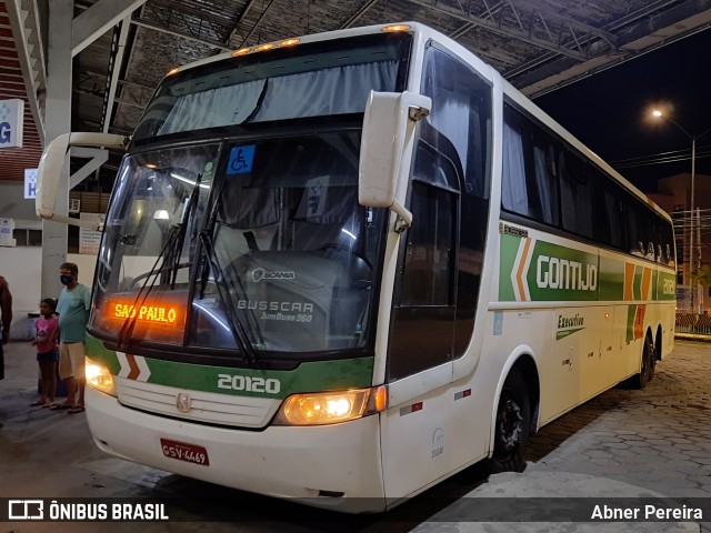 Empresa Gontijo de Transportes 20120 na cidade de Ipatinga, Minas Gerais, Brasil, por Abner Pereira. ID da foto: 8627190.