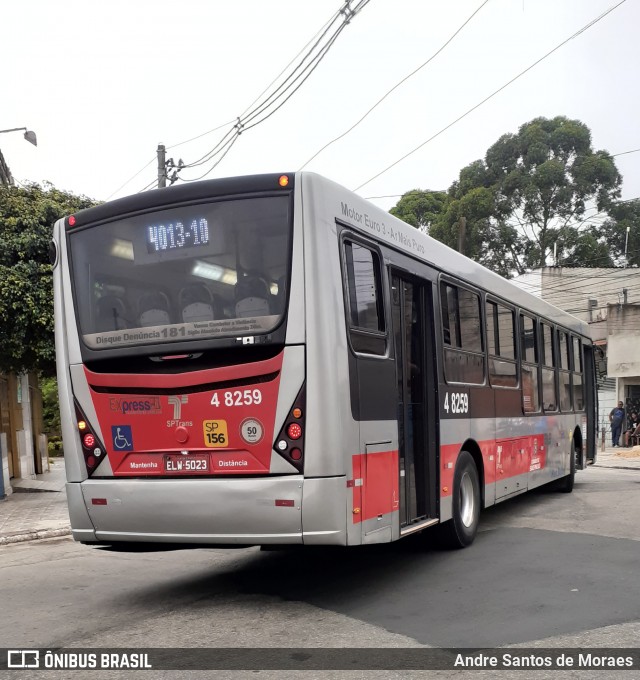Express Transportes Urbanos Ltda 4 8259 na cidade de São Paulo, São Paulo, Brasil, por Andre Santos de Moraes. Número da foto: #8626780.