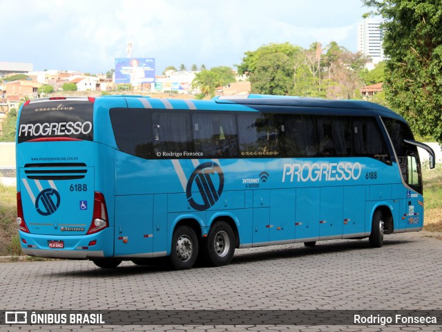 Auto Viação Progresso 6188 na cidade de Maceió, Alagoas, Brasil, por Rodrigo Fonseca. Número da foto: #8627388.