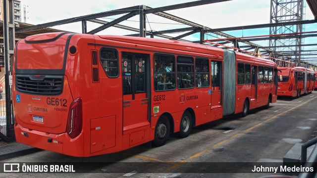 Viação Cidade Sorriso GE612 na cidade de Curitiba, Paraná, Brasil, por Johnny Medeiros. ID da foto: 8627682.