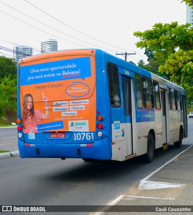 Concessionária Salvador Norte - CSN Transportes 10761 na cidade de Salvador, Bahia, Brasil, por Cauã Cauazinho. Número da foto: #8627584.