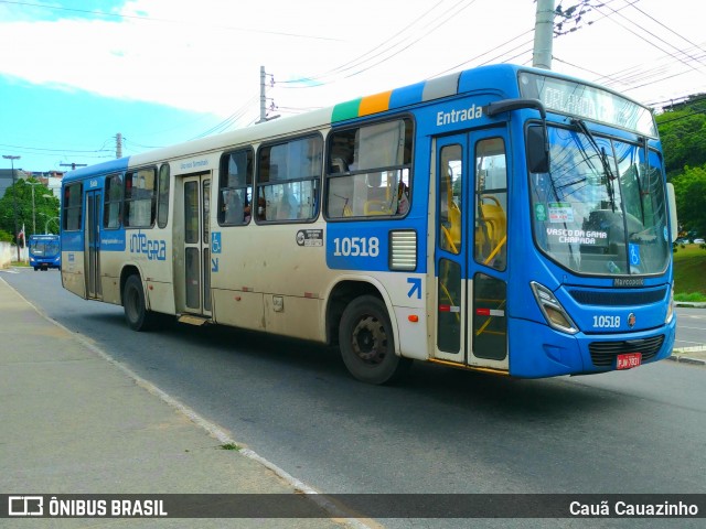 Concessionária Salvador Norte - CSN Transportes 10518 na cidade de Salvador, Bahia, Brasil, por Cauã Cauazinho. Número da foto: #8627626.