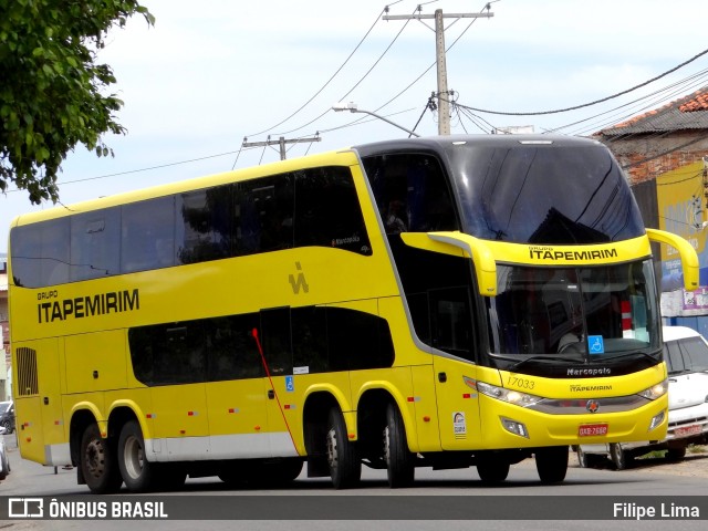 Viação Itapemirim 17033 na cidade de Jequié, Bahia, Brasil, por Filipe Lima. Número da foto: #8629465.