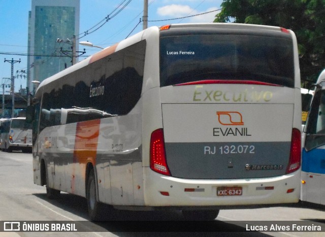 Evanil Transportes e Turismo RJ 132.072 na cidade de Nova Iguaçu, Rio de Janeiro, Brasil, por Lucas Alves Ferreira. Número da foto: #8633010.